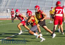 Burroughs Football Team Readies For Season