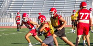 Burroughs Football Team Readies For Season