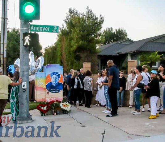 Photo Gallery: Community Gathered for Memorial Remembering Natalee Moghaddam,Cerain Baker and Jaiden Johnson at Andover Crash Site.