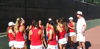 Burroughs Girls’ Tennis Gets Best of Pasadena