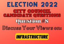 City Council Election Question #8 – Infrastructure
