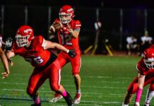 Burroughs Football Rips Arcadia 41-20 In A Pacific League Match
