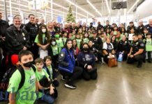 Photo Gallery: Burbank Police Hosted Shop with a Cop With 30 Local Youths at Burbank Walmart
