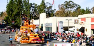 Burbank’s Rose Float Entry ‘Adventure Awaits’ Win’s This Years Queens Award in the 134th Rose Parade