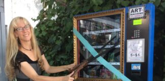 Stefanie Girard Supports Local Artists Through her “Art Candy Machine”