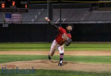 Burroughs Baseball Shuts Out Eastside 10-0 On Very Cold Night