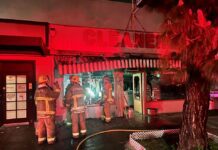 Firefighters Knock Down Flames at Cleaners During Early Morning Blaze
