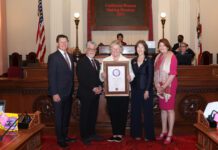Senator Portantino Honors Mary Alvord as 2023 Woman of the Year for the 25th District
