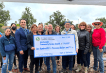 Senator Portantino Presents $150,000 to the Burbank Community Gardens