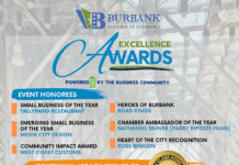 Burbank Chamber to Honor Businesses at Excellence Awards on May 13