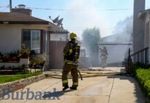 Photo Gallery: Burbank Fire Department Knocks Out Residential Fire in 3 Minutes