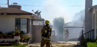 Photo Gallery: Burbank Fire Department Knocks Out Residential Fire in 3 Minutes