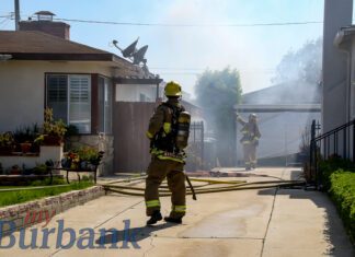 Photo Gallery: Burbank Fire Department Knocks Out Residential Fire in 3 Minutes