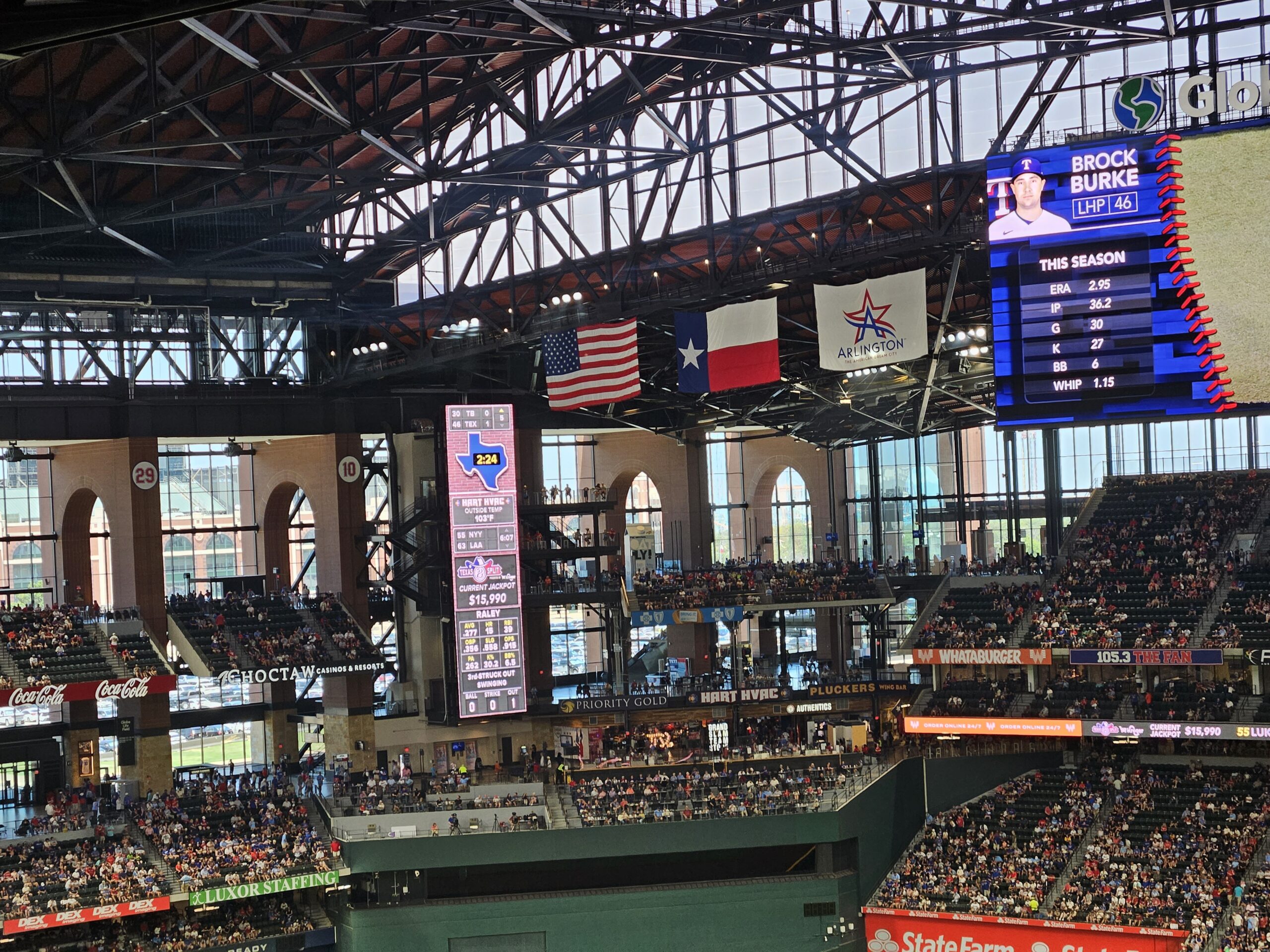 Flashback Friday: A look back to the Rangers' first Opening Day at the  Ballpark in Arlington