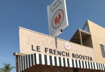 Le French Rooster Shares Update Le French Rooster in Burbank is currently open on a limited schedule Wedneday through Friday. (Photo Courtesy Le French Rooster)