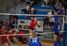 Burroughs Girls Volleyball In A Battle With Rival Burbank