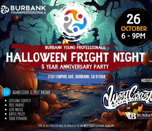 Burbank Young Professionals Announces Fifth Year Anniversary Celebration