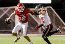 Burroughs Football Goes Head To Head With Village Christian