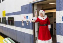 Metrolink’s Holiday Express Train Departs From Burbank December 9