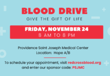 Providence Saint Joseph to Host Blood Drive on Nov. 24