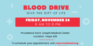Providence Saint Joseph to Host Blood Drive on Nov. 24