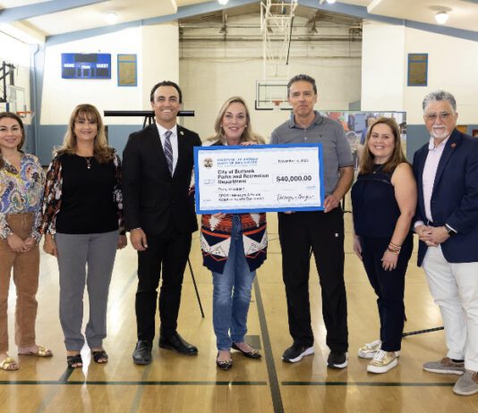 Barger Presents Burbank with $40,000 to Support City’s Adaptive Sports Program