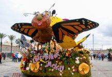 The City Of Burbank’s 91st Entry In This Years Pasadena Rose Parade ‘Caterpillar Melody’ Ready for A Million Views