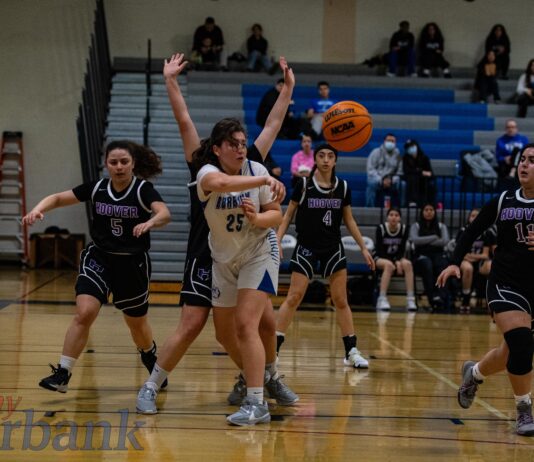 Burbank Girls Hoops Races Past Hoover 60-27