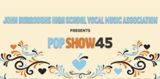 Burroughs High Presents Pop Show 45 x