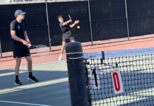 Burbank Boys Tennis Squeezes Out Win Over Burroughs
