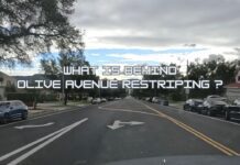 City Explains Reasoning Behind Recent Restriping of East Olive Avenue