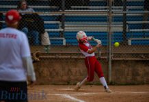 Burroughs Softball Blitzes Chaminade 8-4