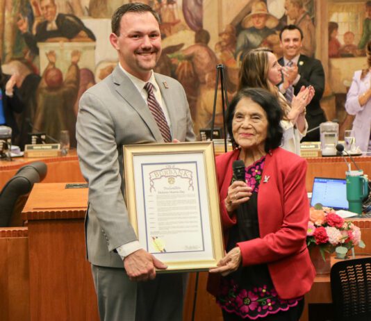 Dolores Huerta Recognized with a Proclamation By Burbank City Council