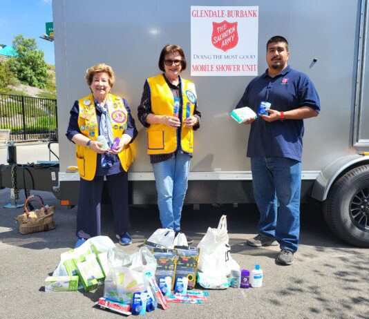 Burbank Noon Lions Club Supports Safe Storage With Donation