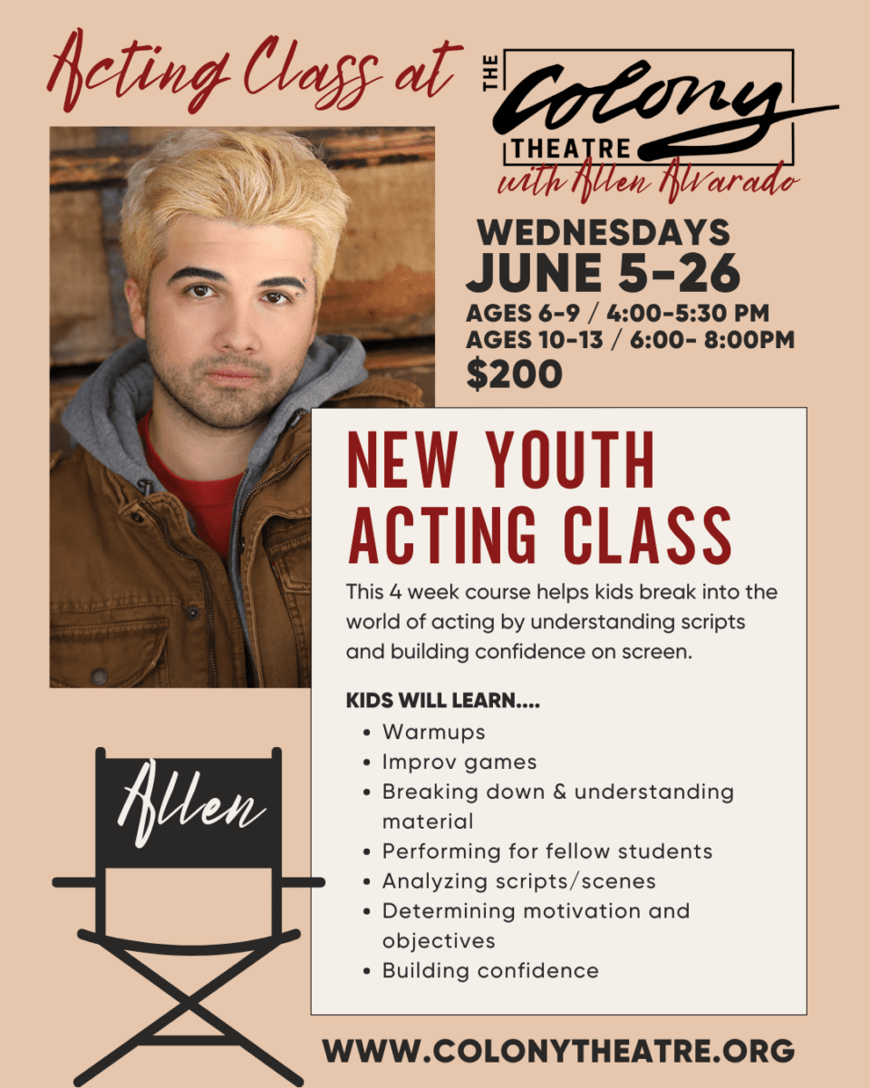 Colony Theatre Offering Youth Acting Class and Moana Musical Theatre