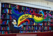 Burroughs Art Students Give Disney Elementary School a Nice Brush Up