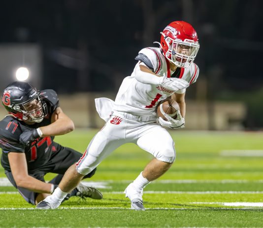 Burrough Football Shuts Out Host Glendale 49-0