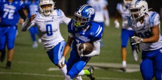 Burbank Football Runs Away From Visiting Fillmore 39-14