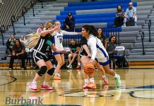 Burbank Girls Hoops Knocks Off Providence 49-23