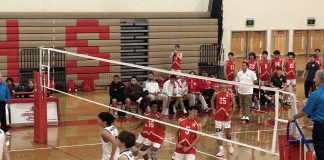 Burroughs Boys Volleyball Rallies to Sweep CV