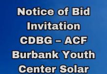 Notice of Bid Invitation