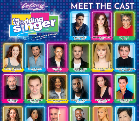 Cast and Designers Set for “The Wedding Singer” at The Colony Theatre