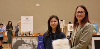 Burroughs Student Wins First Place in Rep. Laura Friedman’s Inaugural Congressional Art Competition