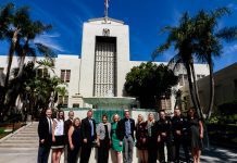Burbank City Hall Fountain Reopens