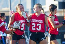 Burroughs First-Ever Girls Flag Football Home Game Is A Success