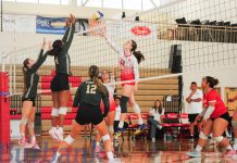 Burroughs Girls Volleyball Sweeps Past Visiting South Hills
