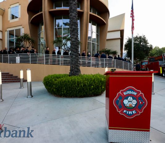Burbank Police & Fire Department Remember 9-11 During Ceremony at Headquarters