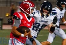 Burroughs Football Falls Behind Los Altos, Loses 52-7