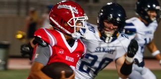 Burroughs Football Falls Behind Los Altos, Loses 52-7