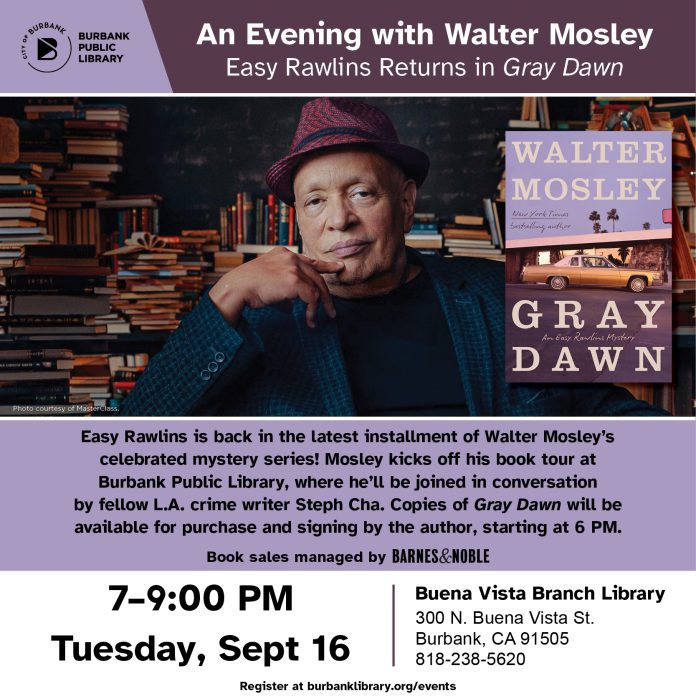 Celebrated author Walter Mosley shares his latest thriller 